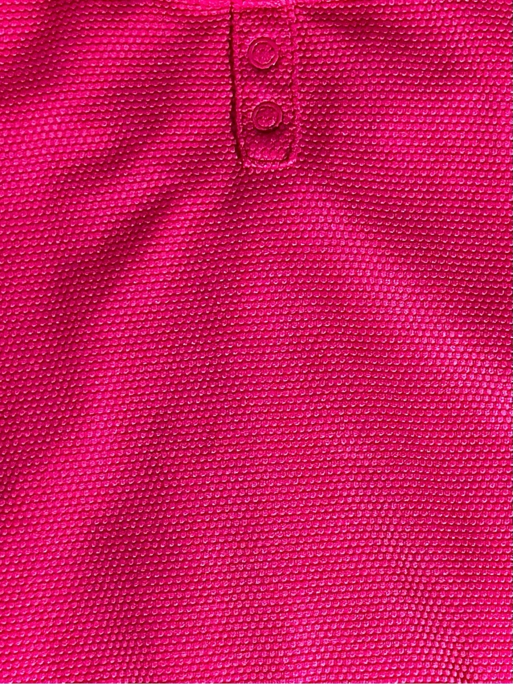 Old Navy Girls Swimsuit Bright Textured Pink One‑Piece XL 14–16 EUC